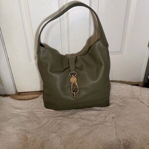 Dooney & Bourke Olive Green Women's Leather Shoulder Bag